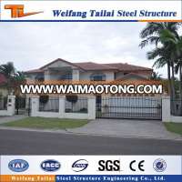 construction of galvanized light steel structures villa